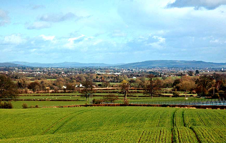 Bishopstone Veiw from Bishopstone Hill footpath