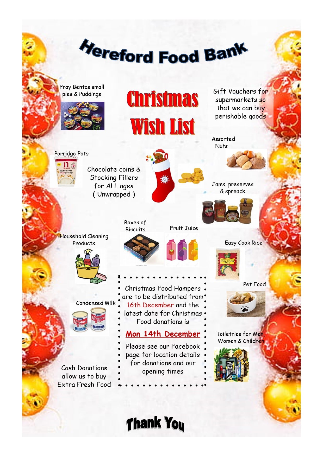 Hereford Food Bank Christmas Appeal