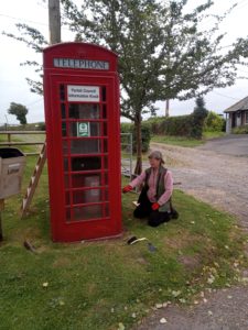 Bishopstone parish telephone box